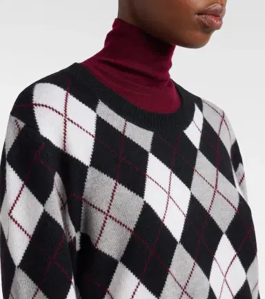 Lisa Yang Antoni argyle cashmere sweater | Thumbnail 6