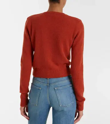 Saint Laurent Cropped cashmere sweater | Thumbnail 4