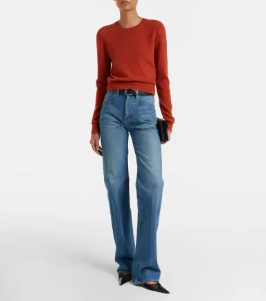 Saint Laurent Cropped cashmere sweater | Thumbnail 5