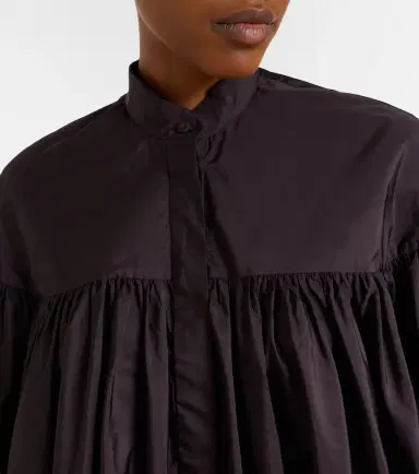 Max Mara Gathered taffeta shirt | Thumbnail 2