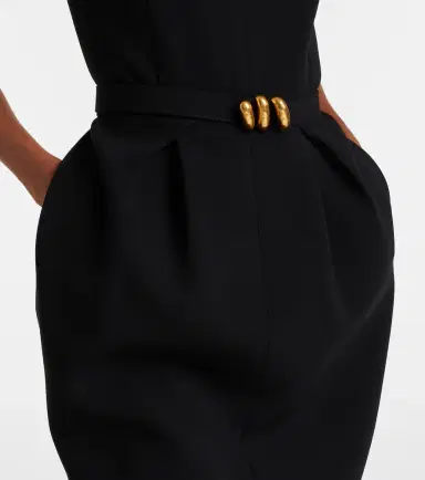 Max Mara Belted cady midi dress | Thumbnail 2