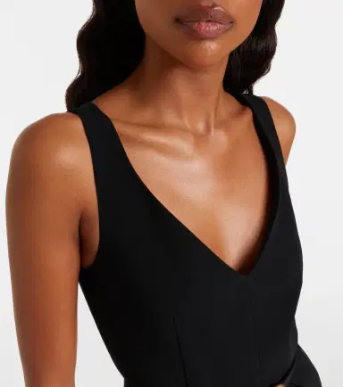 Max Mara Belted cady midi dress | Thumbnail 3