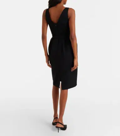Max Mara Belted cady midi dress | Thumbnail 4