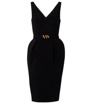Max Mara Belted cady midi dress | Thumbnail 1
