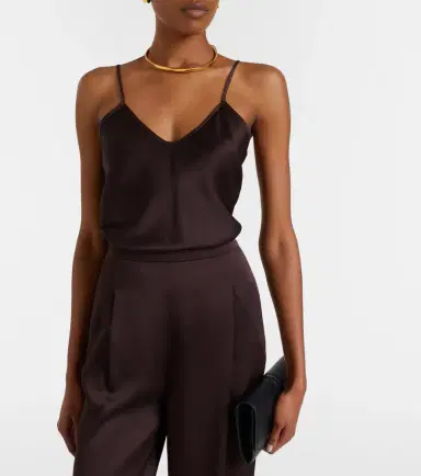 Max Mara Crêpe satin camisole | Thumbnail 2