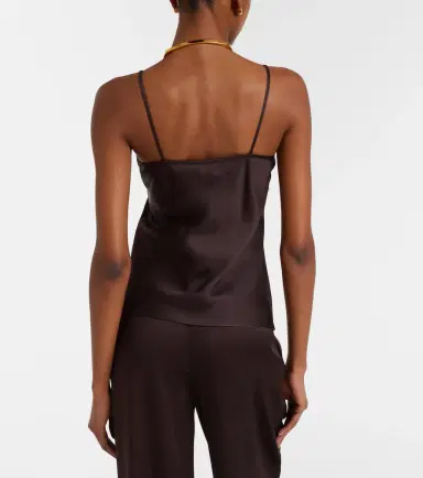 Max Mara Crêpe satin camisole | Thumbnail 4