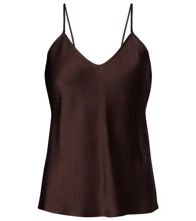 Crêpe satin camisole