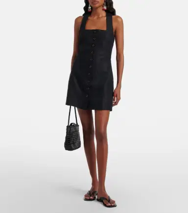 Faithfull Jaques linen minidress | Thumbnail 2