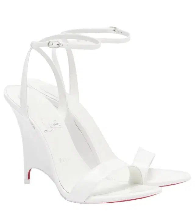 Christian Louboutin Miss Z patent leather wedge sandals