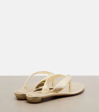Christian Louboutin Miss Z metallic leather thong sandals | Thumbnail 2 Christian Louboutin Miss Z metallic leather thong sandals | Thumbnail 2