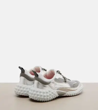 Christian Louboutin Mara suede and mesh sneakers | Thumbnail 2