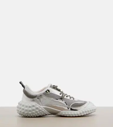Christian Louboutin Mara suede and mesh sneakers | Thumbnail 4