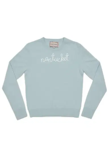 LINGUA FRANCA Nantucket Crewneck - Deep | Thumbnail 1