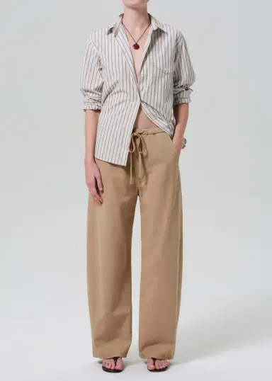 Citizens of Humanity Shay Shirt - Alabaster Stripe | Thumbnail 2