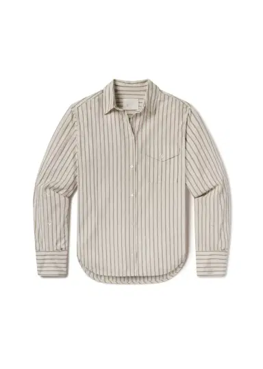 Citizens of Humanity Shay Shirt - Alabaster Stripe | Thumbnail 1