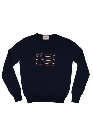 LINGUA FRANCA Unity Flag Crewneck | Thumbnail 1 LINGUA FRANCA Unity Flag Crewneck | Thumbnail 1