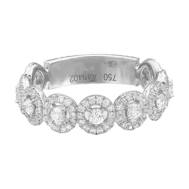 Messika Messika All Joy 18K White Gold Diamond Band Ring 05495-WG-53 - by The Solist