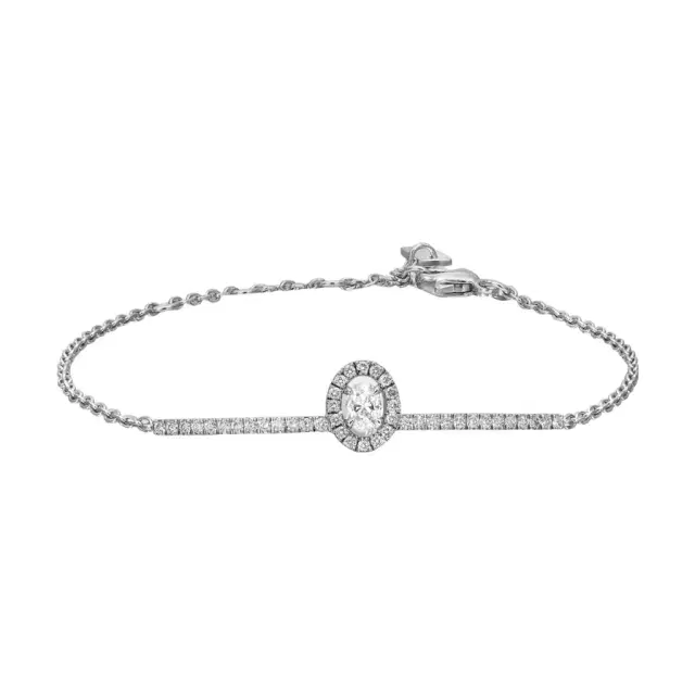 Messika Messika Glam'Azone 18K White Gold Diamond Bracelet by The Solist