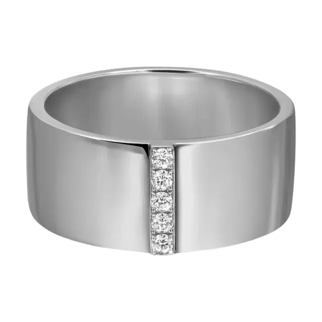 Messika Messika Kate 18K White Gold Diamond Band Ring Sz. 6 by The Solist