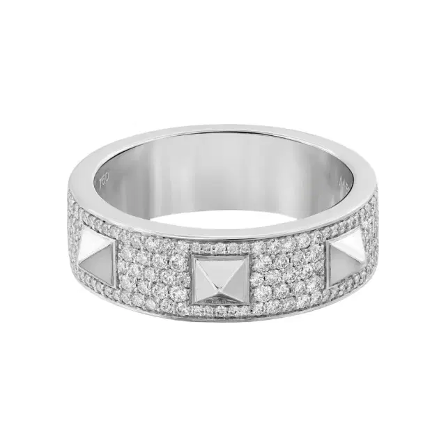 Messika Messika Spiky 18K White Gold Diamond Band Ring Sz. 6.5 by The Solist