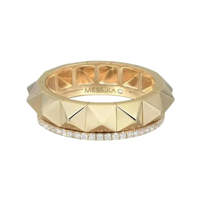 Messika Messika Spiky Gatsby 18K Yellow Gold Diamond Band Ring Sz. 6.25 by The Solist