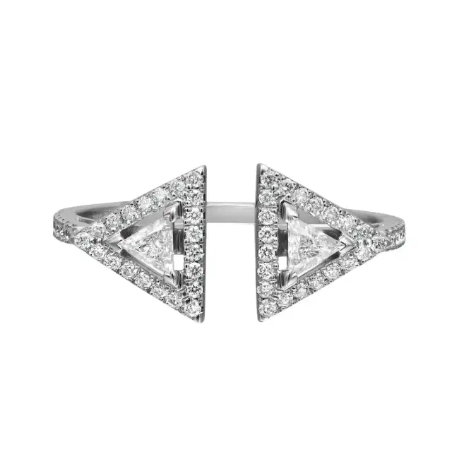 Messika Messika Thea 18K White Gold Diamond Ring Sz. 6.5 by The Solist