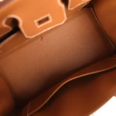 HERMÈS Hermes Birkin 25 Gold Togo Palladium Hardware | Thumbnail 8 HERMÈS Hermes Birkin 25 Gold Togo Palladium Hardware | Thumbnail 8