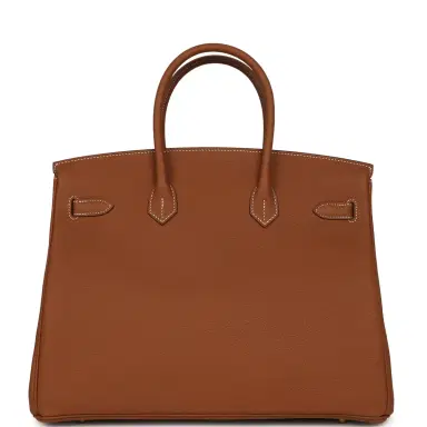 HERMÈS Hermes Birkin 35 Gold Togo Gold Hardware | Thumbnail 4 HERMÈS Hermes Birkin 35 Gold Togo Gold Hardware | Thumbnail 4