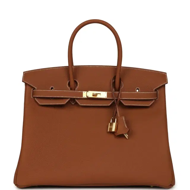 hermes Hermes Birkin 35 Gold Togo Gold Hardware