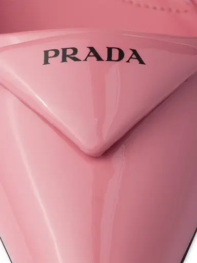 Prada Women's Patent Leather 55MM Slingback Pumps - Pink | Thumbnail 5