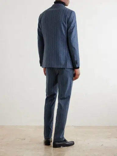 Caruso Norma Pinstripe Wool and Cashmere-Blend Suit Jacket - Men | Thumbnail 4 Caruso Norma Pinstripe Wool and Cashmere-Blend Suit Jacket - Men | Thumbnail 4