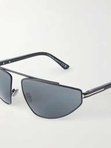 Tom Ford Parker-02 Aviator-Frame Metal Sunglasses - Men | Thumbnail 3 Tom Ford Parker-02 Aviator-Frame Metal Sunglasses - Men | Thumbnail 3