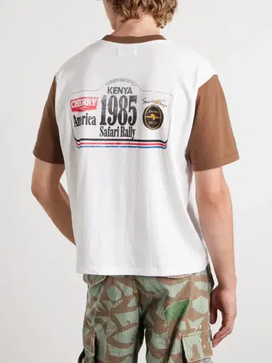 Cherry Los Angeles Safari Cotton-Jersey T-Shirt - Men | Thumbnail 4 Cherry Los Angeles Safari Cotton-Jersey T-Shirt - Men | Thumbnail 4