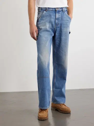 Cherry Los Angeles Distressed Straight-Leg Jeans - Men | Thumbnail 3