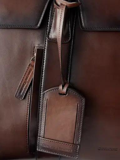 Officine Creative Bostonian 001 Leather Weekend Bag - Men | Thumbnail 5 Officine Creative Bostonian 001 Leather Weekend Bag - Men | Thumbnail 5
