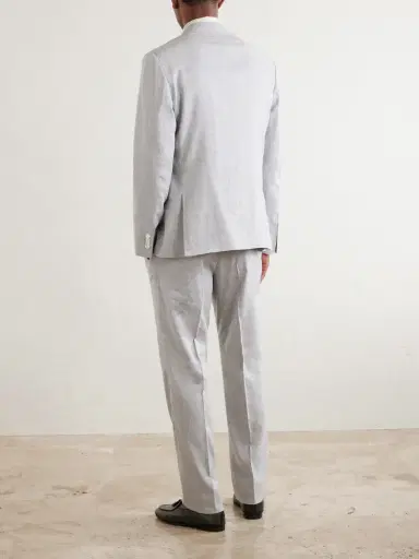 MR P. Wool and Linen-Blend Suit Jacket - Men | Thumbnail 4
