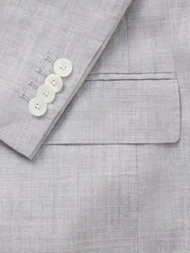 MR P. Wool and Linen-Blend Suit Jacket - Men | Thumbnail 6