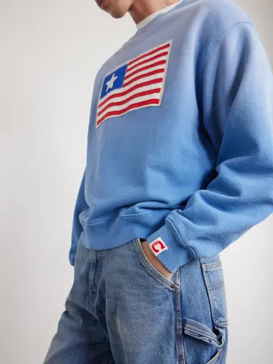 Cherry Los Angeles Embroidered Cotton-Jersey Sweater - Men | Thumbnail 6 Cherry Los Angeles Embroidered Cotton-Jersey Sweater - Men | Thumbnail 6