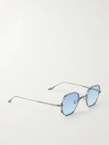 Jacques Marie Mage Verlaine Round-Frame Metal Sunglasses - Men | Thumbnail 4 Jacques Marie Mage Verlaine Round-Frame Metal Sunglasses - Men | Thumbnail 4