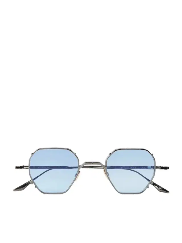 Jacques Marie Mage Verlaine Round-Frame Metal Sunglasses - Men