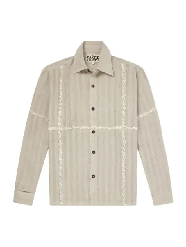 Rabari Embroidered Linen Shirt - Men