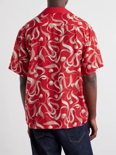 KAPITAL Camp-Collar Printed Woven Shirt - Men | Thumbnail 4