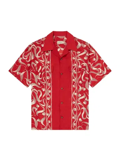 KAPITAL Camp-Collar Printed Woven Shirt - Men | Thumbnail 1