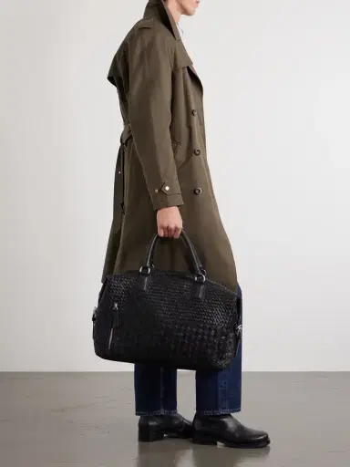 Officine Creative Woven Leather Weekend Bag - Men | Thumbnail 2 Officine Creative Woven Leather Weekend Bag - Men | Thumbnail 2