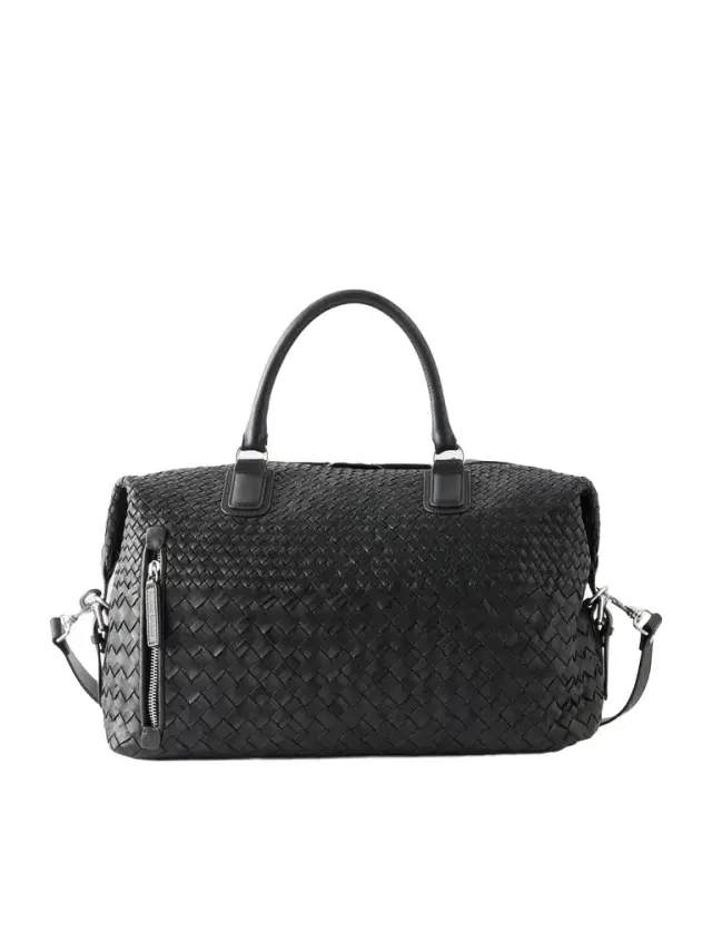 Officine Creative Woven Leather Weekend Bag - Men