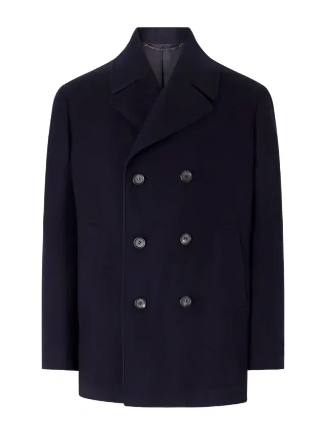 Canali Double-Breasted Wool Jacket - Men