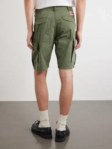 Cherry Los Angeles Camouflage Paint-splattered Cargo Straight-leg Shorts - Men | Thumbnail 4