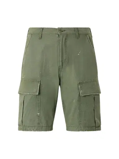 Cherry Los Angeles Camouflage Paint-splattered Cargo Straight-leg Shorts - Men | Thumbnail 1