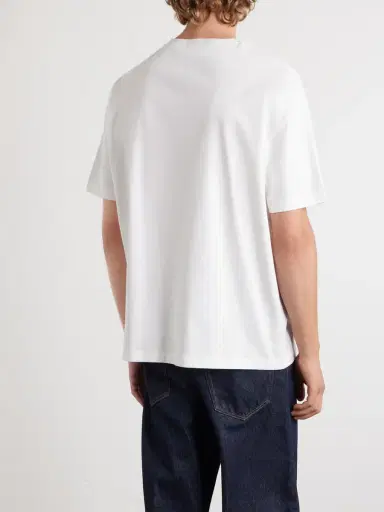 A.P.C. Fragment Logo-Print Cotton-Jersey T-Shirt - Men | Thumbnail 4 A.P.C. Fragment Logo-Print Cotton-Jersey T-Shirt - Men | Thumbnail 4