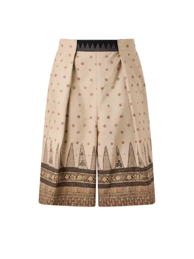 KAPITAL Wide-Leg Printed Cotton Shorts - Men